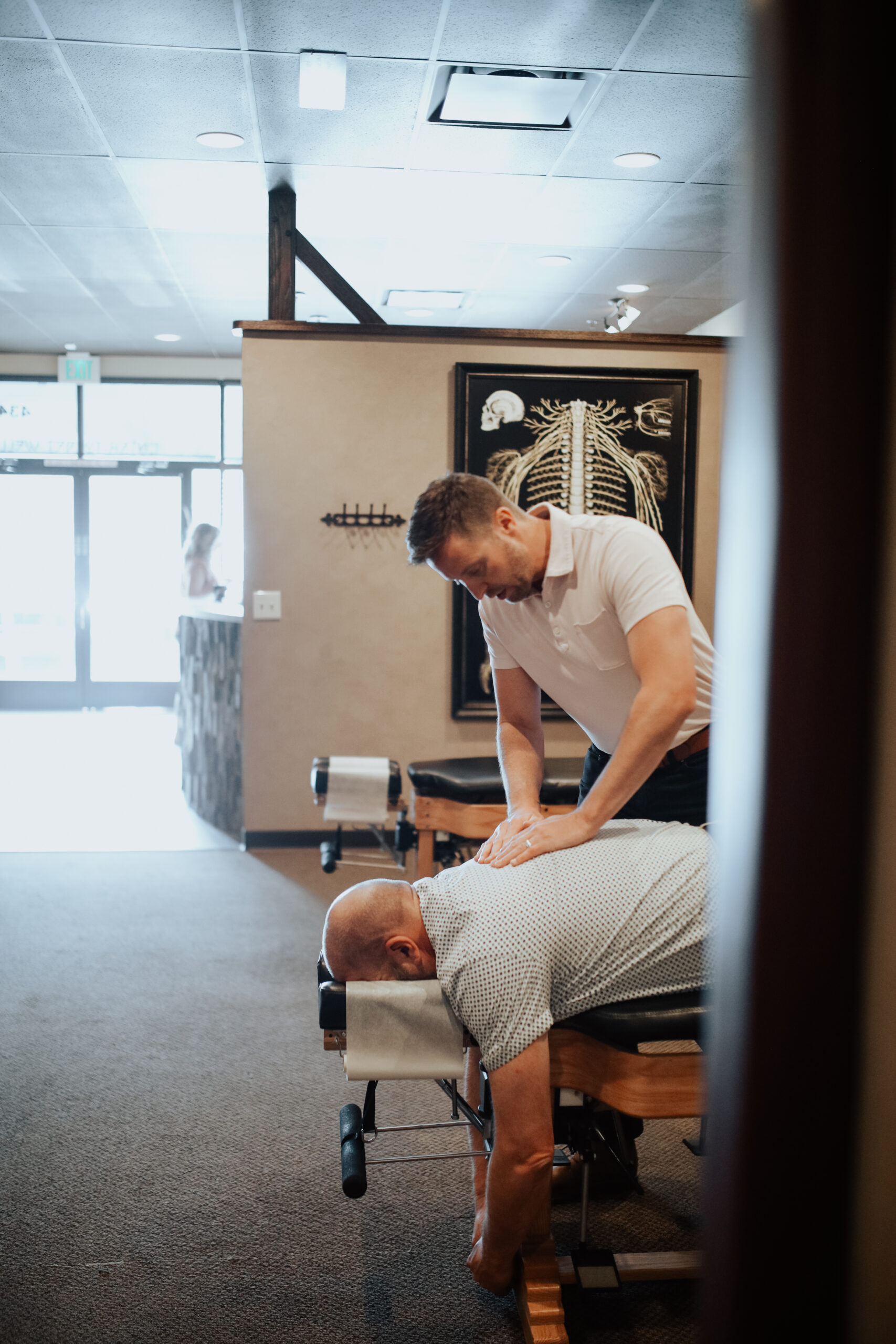 Chiropractic Adjustment Given By Chiropractor In Colorado Springs