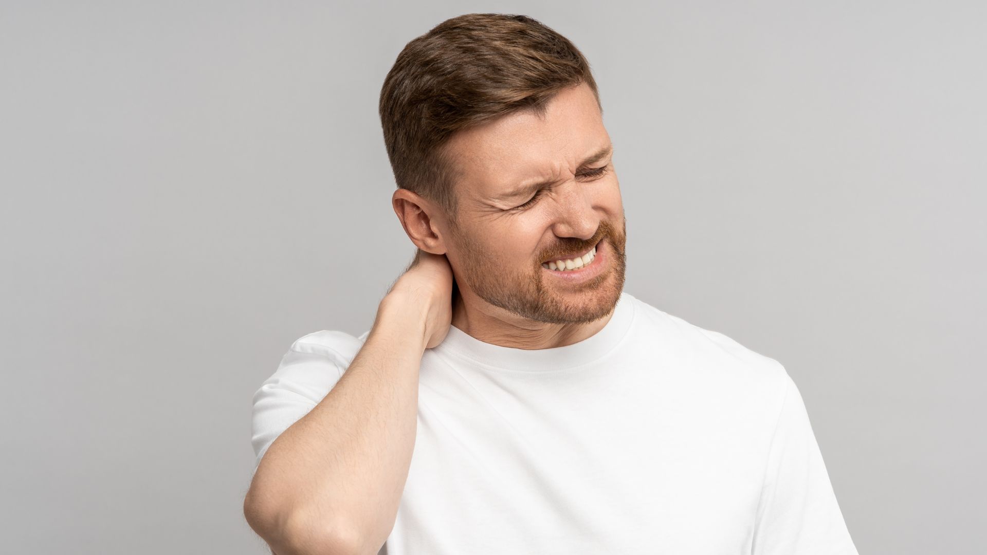 A Person Suffering From Upper Cervical Pain